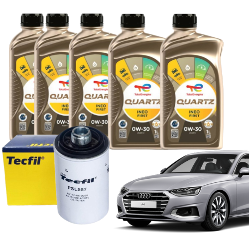 Kit 5L Total quartz 0W30 +filtro Tecfil