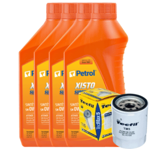 Kit de 4L de Óleo Petrol 0w20 e Filtro Tecfil TM5.
