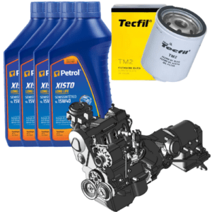 Kit Troca De Óleo e Filtro 15W40+ TM2 Volkswagen Motor AP 2002-2011