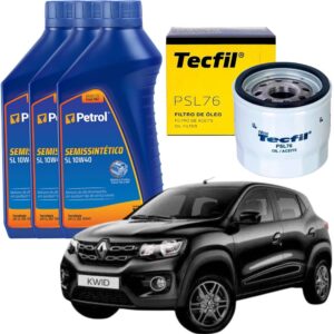Kit de Troca Óleo e Filtro para Kwid pós 2018